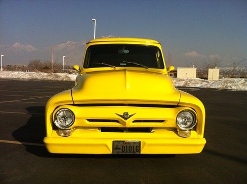 1955 custom ford truck fuel injected steel body ( hot rod ) (street rod ) 1956