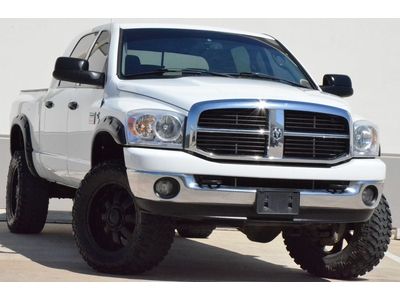 2008 ram 2500 slt mega cab diesel 4x4 lifted new tires fresh trade $599 ship