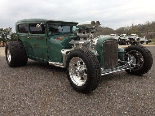 1928 ford model a sedan hot rat rod