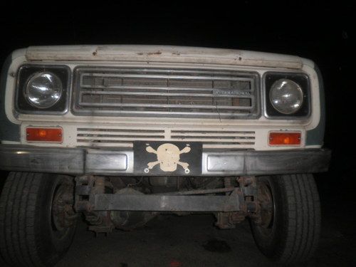 International harvester scout front end grill complete with trim &amp; light covers