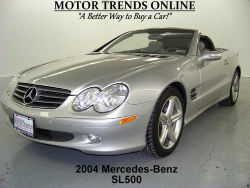 Roadster navigation power convertible htd seats 2004 mercedes-benz sl500 50k