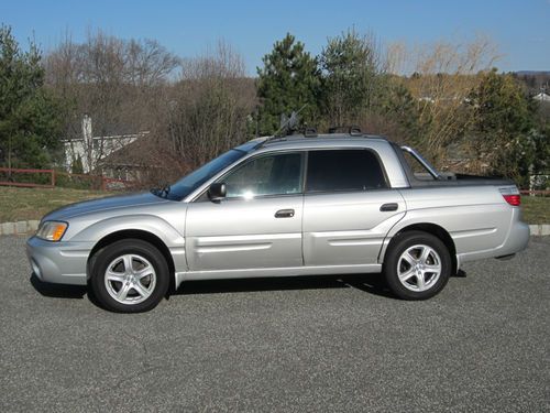 2004 subaru baja automatic leather roof spotlights/bed extender 2.5l runs 100%