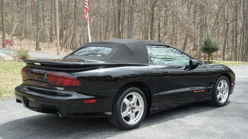 2002 pontiac trans am firebird ws6 convertible