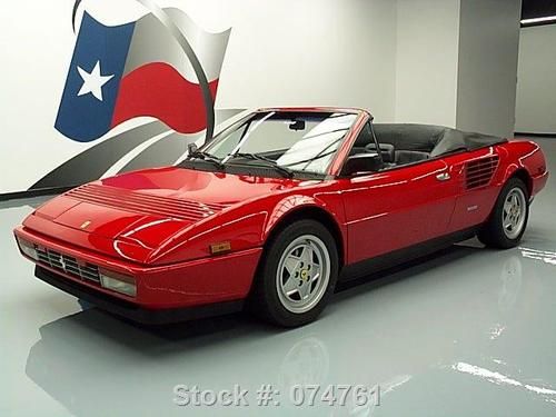 1988 ferrari mondial 3.2 cabriolet 4seater a/c only 22k texas direct auto