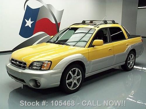 2003 subaru baja awd 5-speed sunroof leather 56k miles texas direct auto