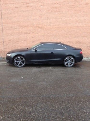 2010 audi a5 2.0t awd matte black - rebuilt