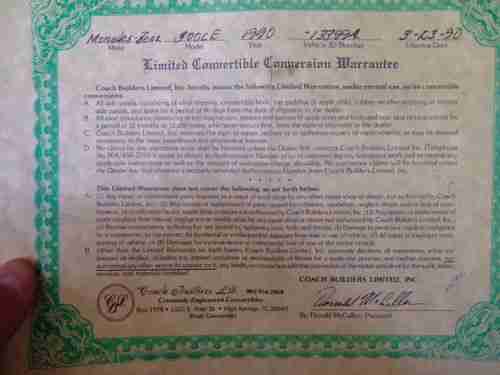 1990 Mercedes-Benz 300CE Convertible Coupe 2-Door 3.0L, image 13