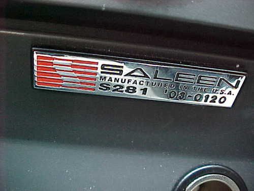 MUSTANG SALEEN 2003, image 9