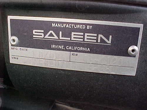 MUSTANG SALEEN 2003, image 12