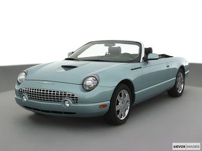 2002 thunderbird  one owner blk/blk converteble with hard top florida car