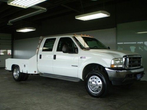 2003 ford f450 crew cab hauler body 2wd 7.3l diesel auto 44k cali truck