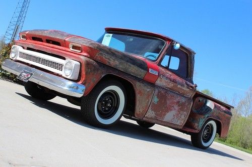 1965 chevy c10 stepside patina, 350 engine, 350 turbo auto, rat rod