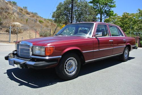 2 owner 1979 mercedes benz 450sel w116 sedan 450 sel luxury euro lights s class