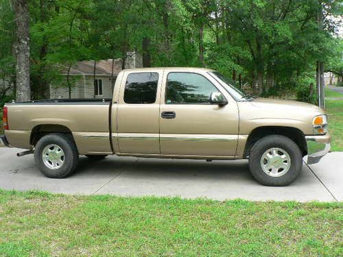 1999 gmc sierra 1500 slt 4x4 extended cab pickup 3-door 5.3l v8