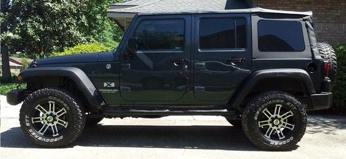 2008 jeep wrangler unlimited x 4x4 sport utility 4-door 3.8l auto original owner