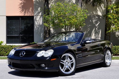 2005 mercedes-benz sl55 amg convertible 5.5l*loaded*20' wheels*no reserve*save $