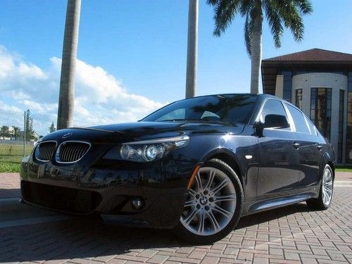 2010 bmw 528i m sport package navigation comfort access warranty fl