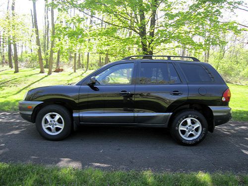 2004 hyundai santa fe base sport utility 4-door 2.4l with 5 speed and no reserve