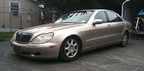 2001 mercedes benz s500 no reserve