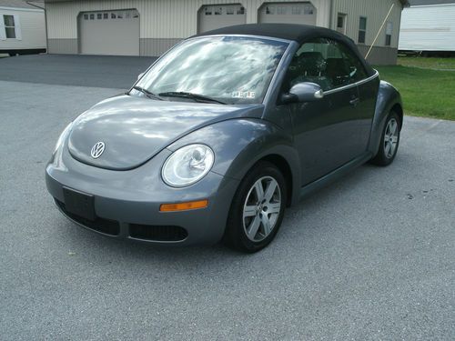 2006 volkswagen beetle convertible clean carfax leather automatic vw bug