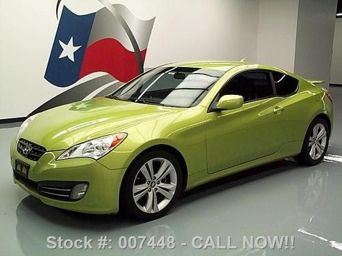 2010 hyundai genesis 3.8 coupe auto leather spoiler 53k texas direct auto