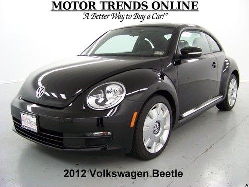 Navigation chrome wheels auto 2.5l leather htd seats 2012 volkswagen beetle 12k