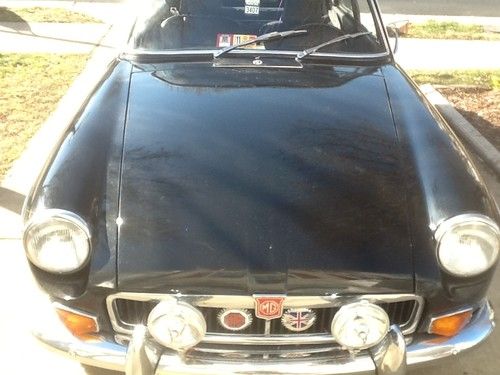 Black 1969 mgb gt for sale