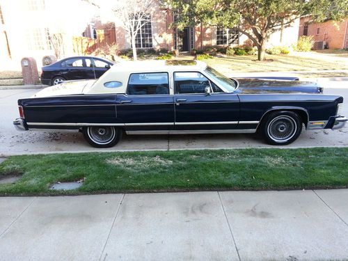 1977 lincoln continental towncar 4-door 7.5l-only 45.5k miles!!!