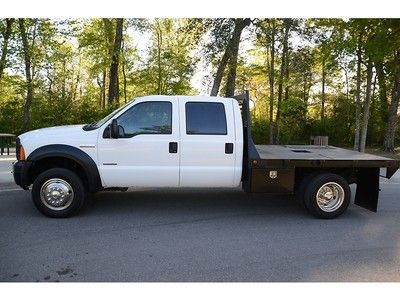 2006 ford f450 flatbed 9-ft heavy duty powerstroke diesel f-550 f-350 low miles