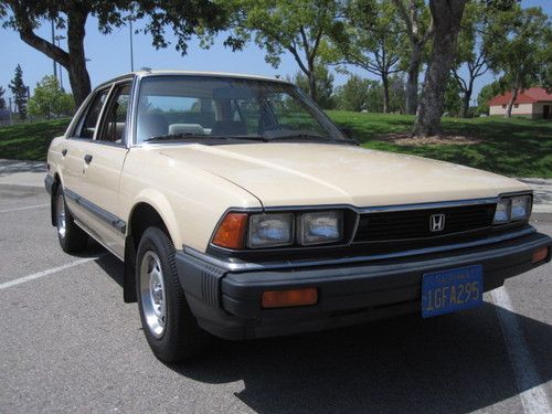 1983 honda accord 4-door sedan auto trans with 69000 original miles
