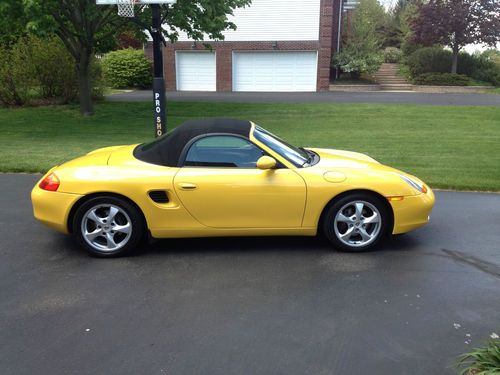 2002 porsche boxster 33,000 miles/all oem/no damage history