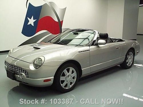 2004 ford thunderbird premium convertible hardtop 64k!! texas direct auto