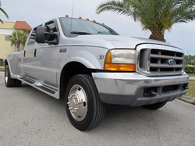 1999 ford f-550 crewcab 4x4 dually drw 4x4 7.3l v8 powerstroke diesel 6 speed ma