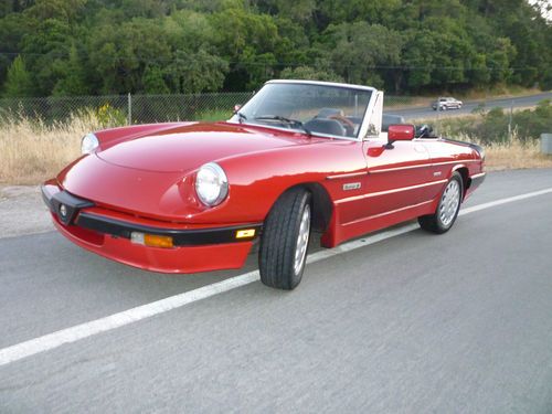 1986 alfa romeo spider quadrigolio