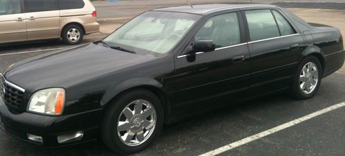 Cadillac deville dts 2003 black chrome rims 17" 138k great condition no problem