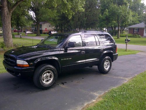 2000 dodge durango slt sport utility 4-door 5.9l 4wd drive it home! no reserve!