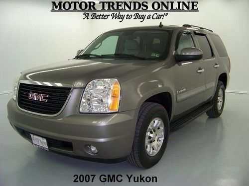 Slt leather seats 5.3 v8 park assist cd player 8 pass 3rd row 2007 gmc yukon 80k