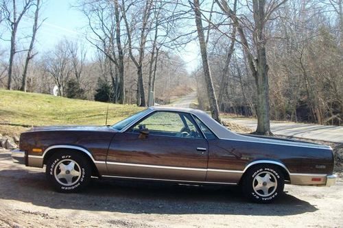 84 el camino 350 v8 super nice with documents from dealer