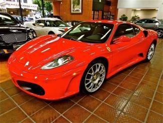 2007 ferrari f430 red only 4000 miles loaded many option / with carbon fiber pkg