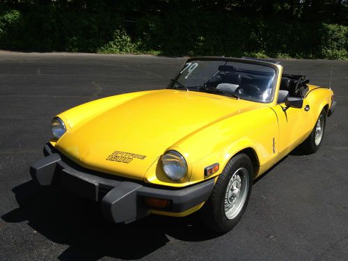 1979 triumph spitfire 1500 low miles !!!!!  no reserve!!!!
