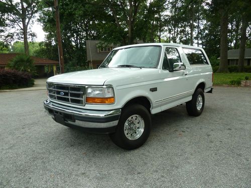 1996 ford bronco xlt sport sport utility 2-door 5.8l