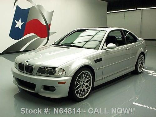 2006 bmw m3 6-speed heated leather sunroof nav only 71k texas direct auto