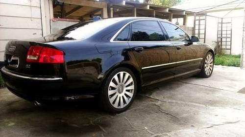 2004 audi a8 quattro l sedan 4-door 4.2l. 4x4. 4 wheel drive. clean title. solar