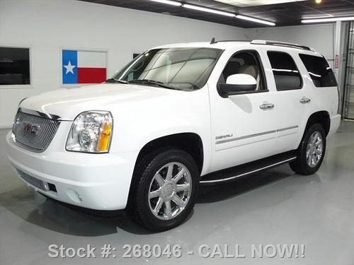 2012 gmc yukon denali awd 7-pass nav rear cam 20's 19k! texas direct auto