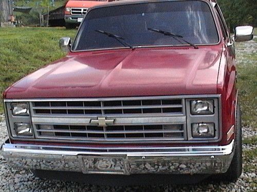 1985 chevy short bed   350 v8   auto trans, image 5