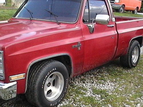 1985 chevy short bed   350 v8   auto trans, image 7