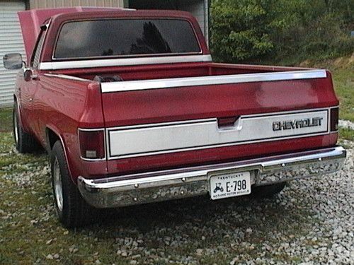 1985 chevy short bed   350 v8   auto trans, image 9