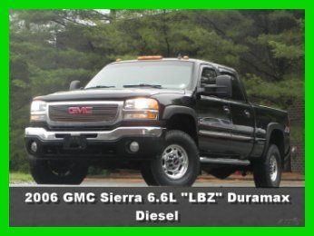 2006 gmc sierra 2500hd slt 4 door crew cab 4wd 4x4 6.6l lbz duramax no reserve