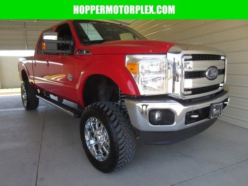 2011 ford super duty f-250 srw lariat crew cab - truck - lifted