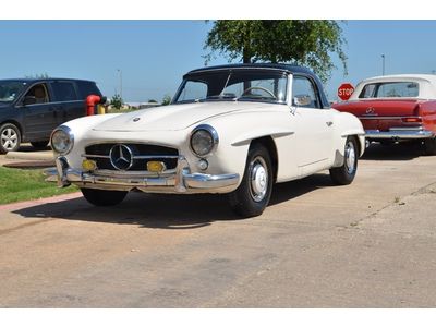 1960 qudruple black merecedes 190sl